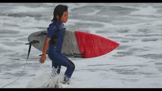 A beautiful surfer found on a Japanese beach