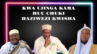 WALIFURAHIA KWA KUTANGAZA KUFA KWA ABUU IDDI NI WAJINGA TU || Muhammad Bachu