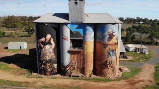 Weethalle silo art