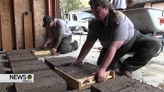 Experts Help SBNM Staff Build 400+ Adobe Bricks