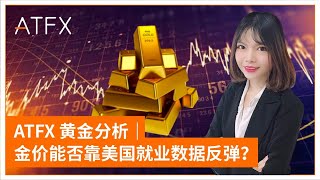 ATFX 黄金分析｜金价能否靠美国就业数据反弹？