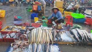 Binh Dien wholesale market, Thursday morning: Mackerel 60k, Tilapia 35k, Sardines 35k