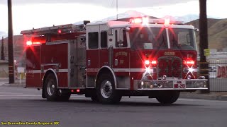 (Air Horn) Colton FD Medic Engine 213 \u0026 SBCoFD Medic Squad 72 Responding