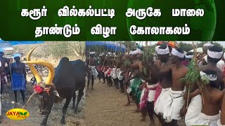 கரூர் வில்கல்பட்டி அருகே மாலை தாண்டும் விழா கோலாகலம் | Karur | Jaya Plus