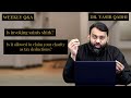 Shaykh Dr. Yasir Qadhi | Q&A | is invoking saints shirk, charity as tax deductions?