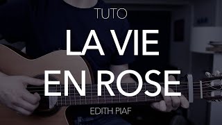 TUTO GUITARE SIMPLE : La vie en rose - Edith Piaf