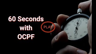 60 Seconds with OCPF: Candidates without committees (local filers)