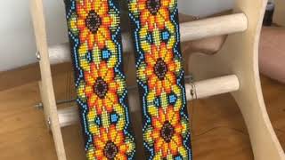 Montaje de hilos para collar largo