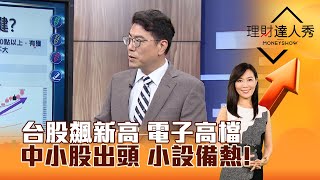 【理財達人秀】台股飆新高 電子高檔 中小股出頭 小設備熱！｜李兆華、鍾國忠 2024.06.14 part4