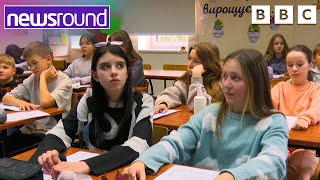 What's it like for Ukrainian refugees at school in another country? | Newsround