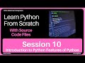 Session 10 | Learn Python Programming  from scratch | With source code