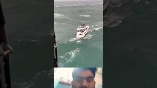 massive wave wipes out boat during coast guard rescue #shorts #youtubeshorts #viralshortsvideos