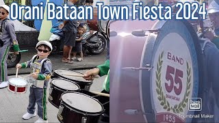 Banda 55 Virgen Milagrosa Del Rosario De Orani | Orani Bataan Town Fiesta Parade 2024