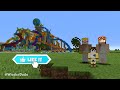 minecraft family water park build challenge noob vs pro vs hacker vs god animation