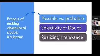 Module 6 of I-CBT. Obsessional Doubt is 100% Irrelevant