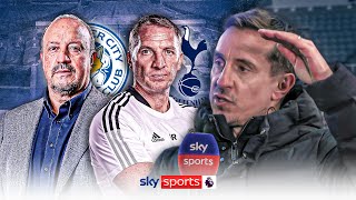 Rodgers to Spurs? Benitez to Leicester? | Gary Neville on PL Managerial Merry-Go-Round