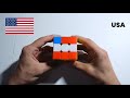 Making Country Flags With a Rubik’s Cube