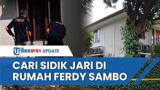 Olah TKP Baku Tembak Sesama Polisi di Rumah Dinas Kadiv Ferdy Sambo, Inafis Polri Cari Sidik Jari