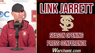 Link Jarrett 2025 Preseason Press Conference | FSU Baseball | Cam Leiter UPDATE | Warchant TV #FSU