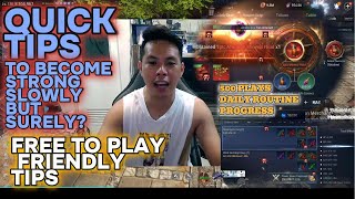 MIR4 GLOBAL 500 PLAYS | FREE TO PLAY TIPS TO BECOME STRONG IN MIR4 SLOW PROGRESS IS STILL A PROGRESS