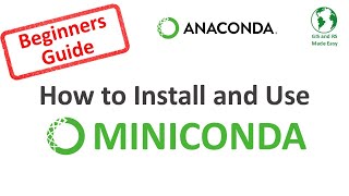 Miniconda Tutorial for Beginners | Install, Set Up Environments & Run Jupyter