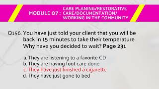 PSW NCCA Exam Review (Q&A) Module7