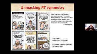 PT Symmetry (part 1), Carl Bender, Washington University in St. Louis