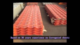 china Corrugated roof sheets import and export