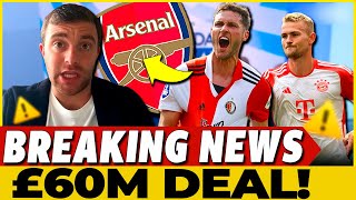 💥🤯IT HAPPENED NOW! ARSENAL'S NEXT STAR? £60M DEAL IN THE WORKS! ARSENAL NEWS