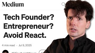 Why every dev should avoid React