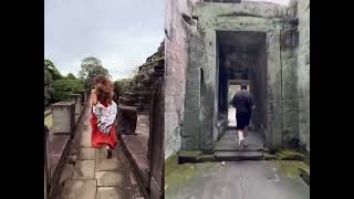 Run in real life - temple run angkor wat #temple run angkor wat