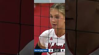 Andi Jackson Kill Nebraska Husker Volleyball 8/30/24 vs Texas A\u0026M CC #volleyball