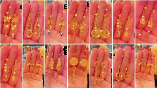 Trendy Elegant Gold Earrings Designs|| New Style Gold Earrings|| Lightweight Dailywear Gold Earrings