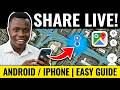 How to Share Live Location on Google Maps (Android & iPhone) 📍