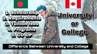 কানাডায় কলেজ নাকি ইউনিভার্সিটি ?? Difference Between College and University in Canada