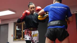 Chris Tapia- Muay Thai training