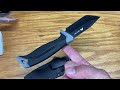 ozark trail 8.66 inch fixed blade knife unboxing u0026 first impressions