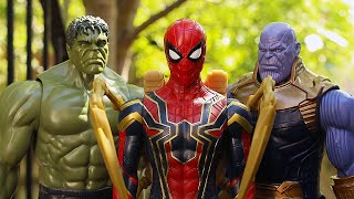 AVENGERS INFINITY WAR 💥 Spiderman, Hulk e Thanos