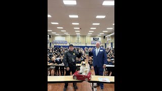 Koda Visits Imagine Charter School with Officer Tufts \u0026 David W. Jordan