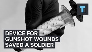 Device for gunshot wounds saved a soldier