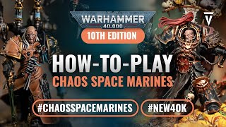How to Play Chaos Space Marines in Warhammer 40K 10th Edition with @SiegeStudios Abaddon & Fabius
