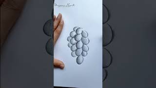 How To Draw Grapes Step By Step 🍇 Grapes Drawing Easy#shorts #viral #youtubeshorts #ytshorts