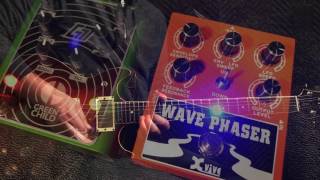 STACKED - Greenchild G777 dual overdrive and Xvive Wave Phaser