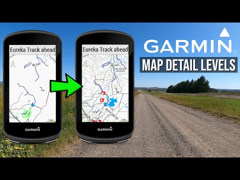 Garmin EDGE Cycling GPS Map Detail Level Options Explained