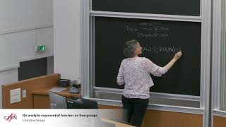 Christine Vespa : On analytic exponential functors on free groups