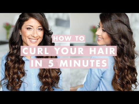 How to Curl Your Hair in 5 Minutes How to Curl Your Hair in 5 Minutes