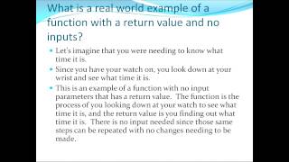 QTP Video Tutorial: How To Write Function With Return Value And No Inputs