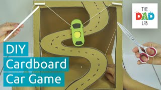 Racing Game DIY | How to Make Race Car Game with Cardboard for Kids