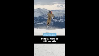 How to 180 on Skis #shorts
