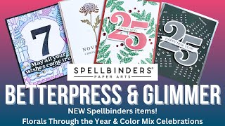 4 Personalized Cards with Foil & BetterPress: New Spellbinders Releases + BIG Numbers!